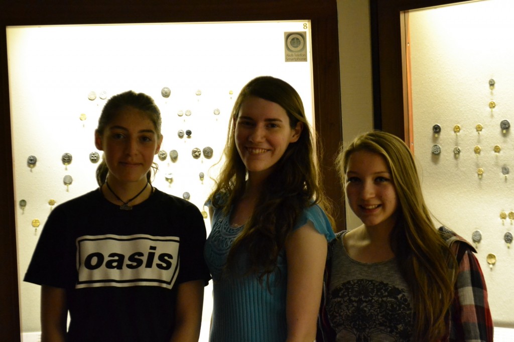 Civilization Museum: These girls petitioned for a photo with me