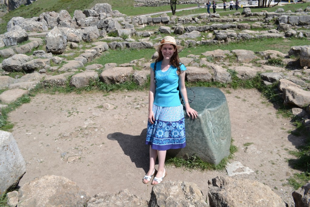 I perch in the remains of a Hittite citadel