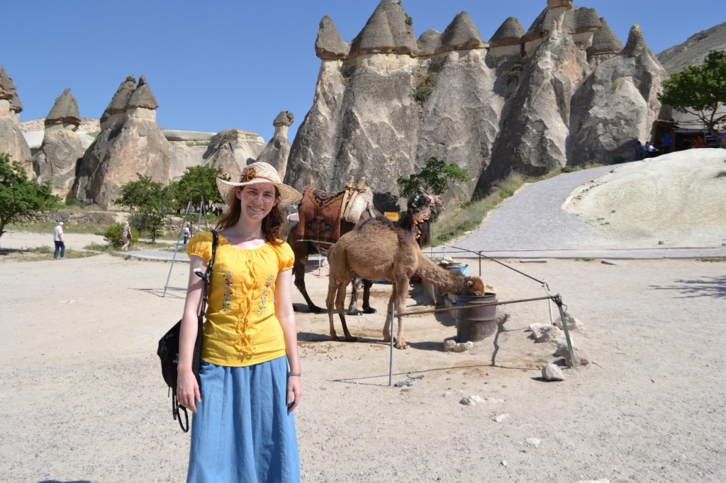 The first camels I spotted in Turkey! I didn't ride them, either