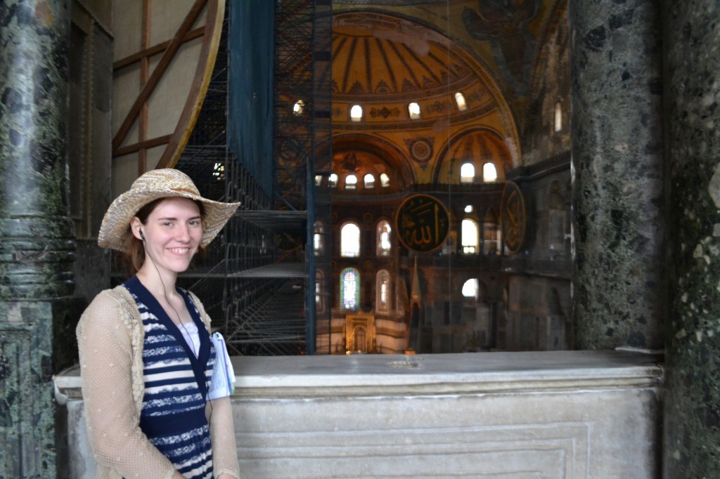 Third stop: The Hagia Sophia, largest church in the world at the time of its construction.