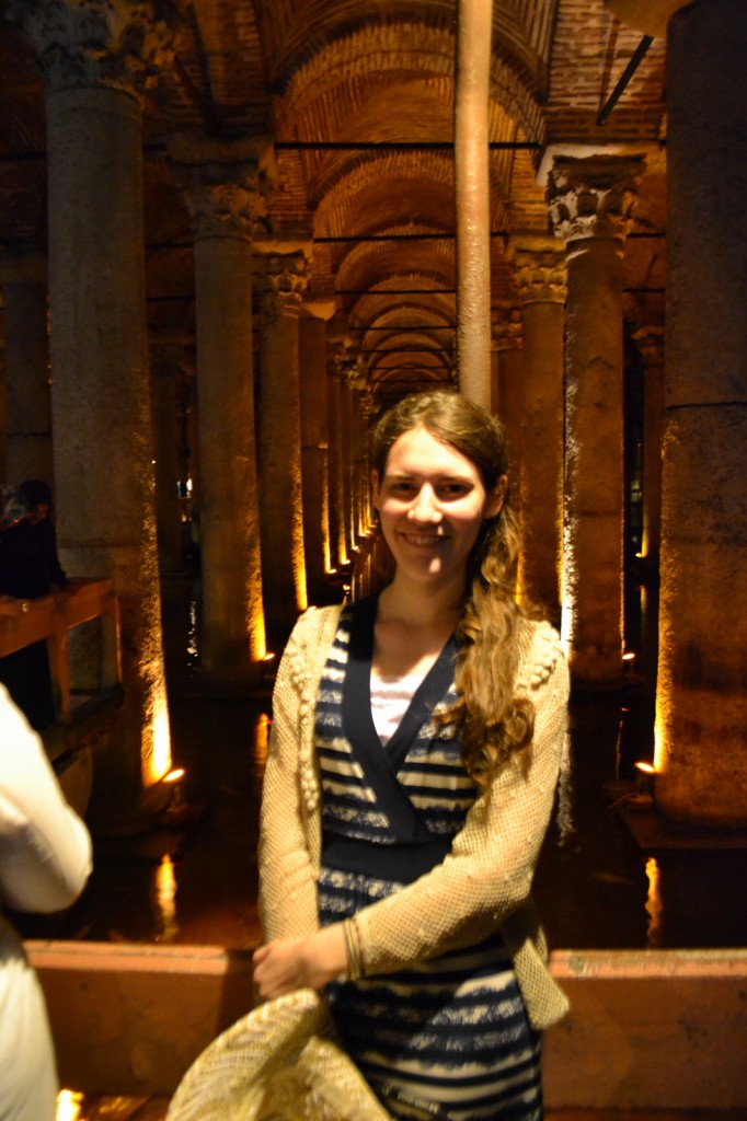 Penultimate stop: The Underground Cisterns once collected water for the city; now only bands of tourists and schools of carp enjoy them.